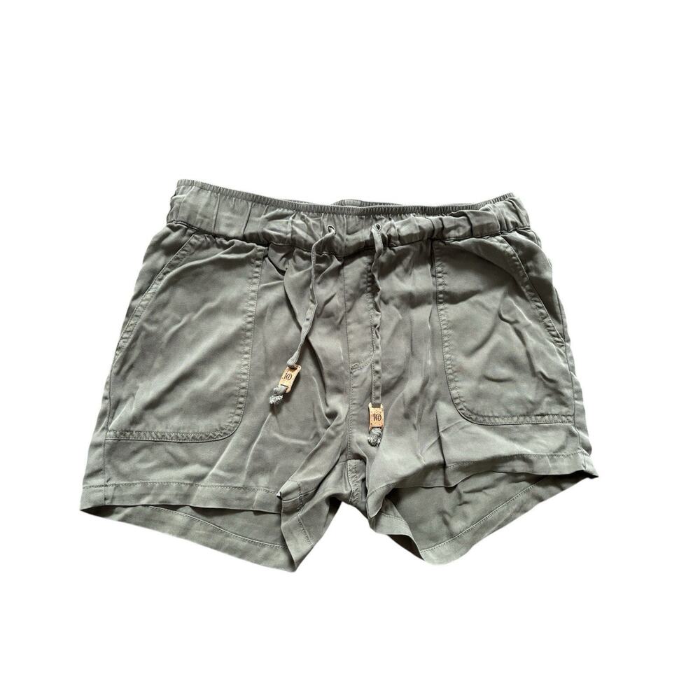 Tentree Small Instow Shorts 100% Lyocell Sustainably & Ethically Made Cork Ties